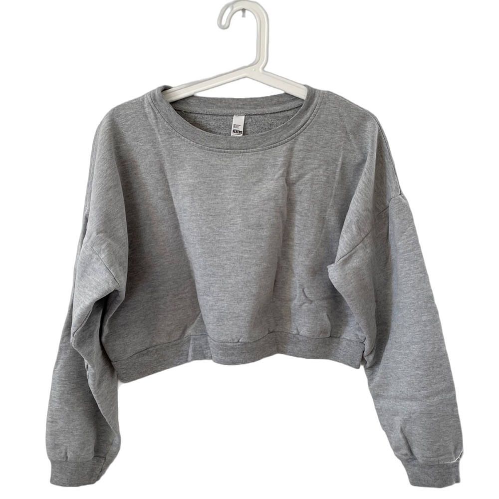 American Apparel California Fleece Cropped Sweatshirt